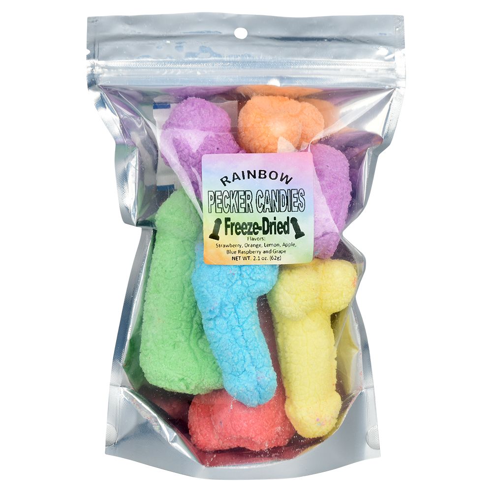 Freeze-Dried Rainbow Pecker Candy | 2.1oz | Assorted Flavors