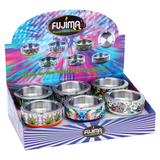 Fujima Trippy Glow In The Dark Ashtray | 4.25" | Assorted Styles | 12ct Display