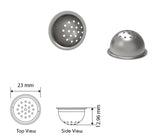 Jane West Stainless Steel Bowl 2-Pack for Silicone Pipe