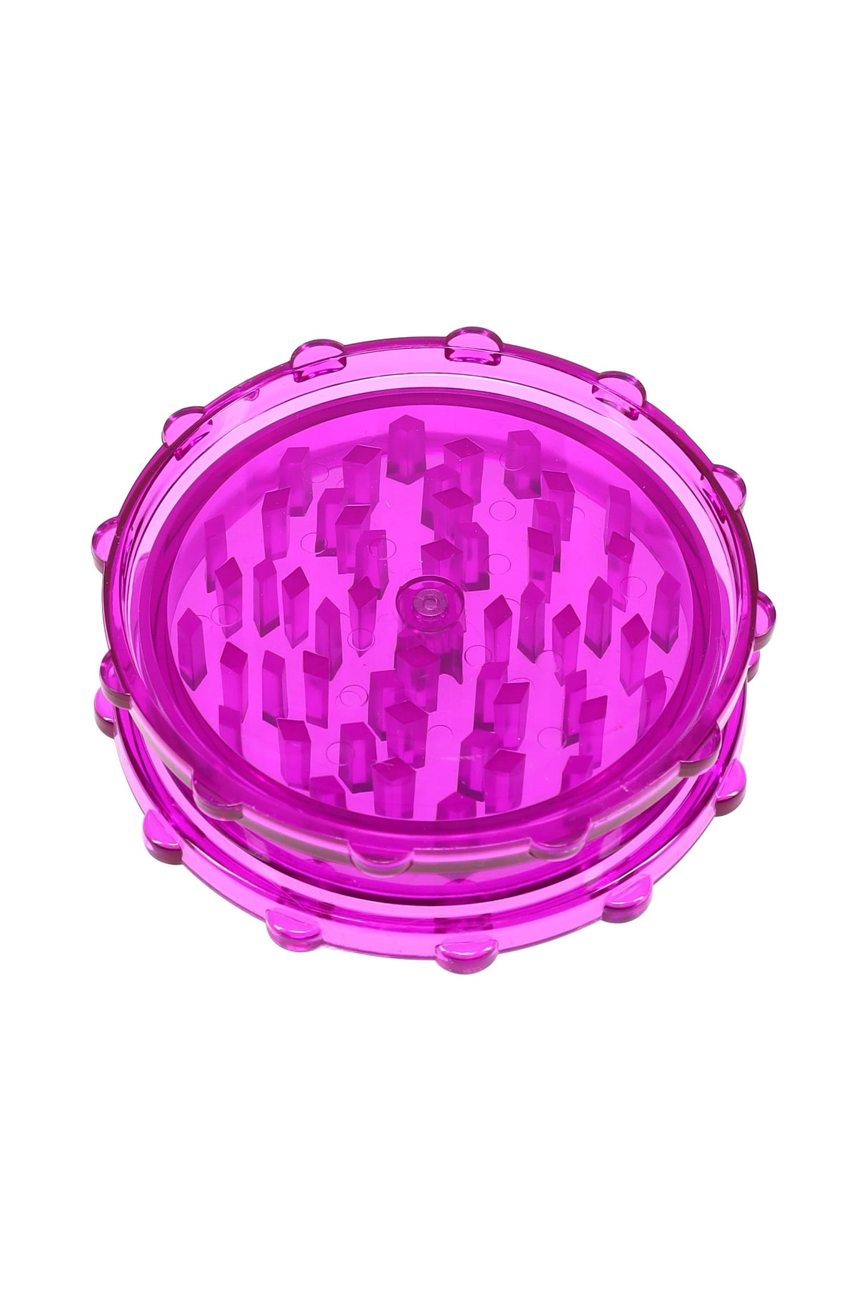 Acrylic Magnetic 2-Part Herb Grinder “Color Pop” – Choose Color