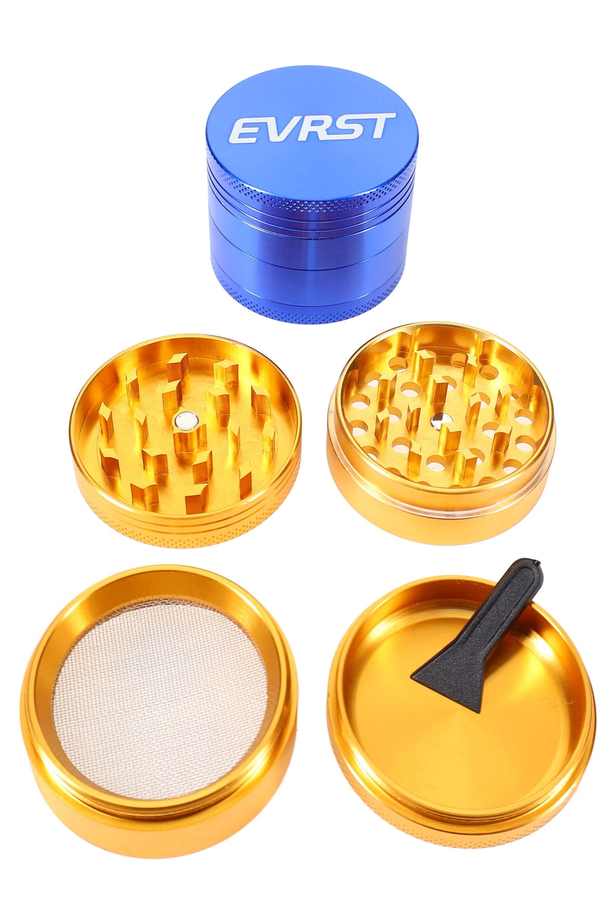 EVRST Aluminum 4-Part Metal Herb Grinder – Assorted Colors