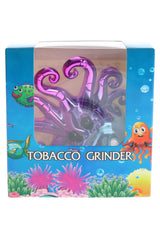 Octopus Metal Herb Grinder “Tentacle Twist” – 1¾″ – Assorted Colors