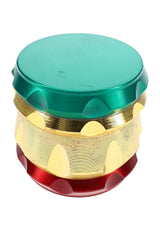 Rasta 4-Part Metal Herb Grinder 2 inch