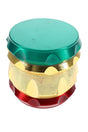 Rasta 4-Part Metal Herb Grinder 2 inch