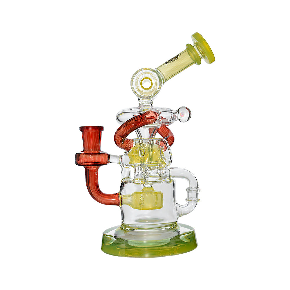 Calibear Gusher Recycler Dual Percolator Dab Rig