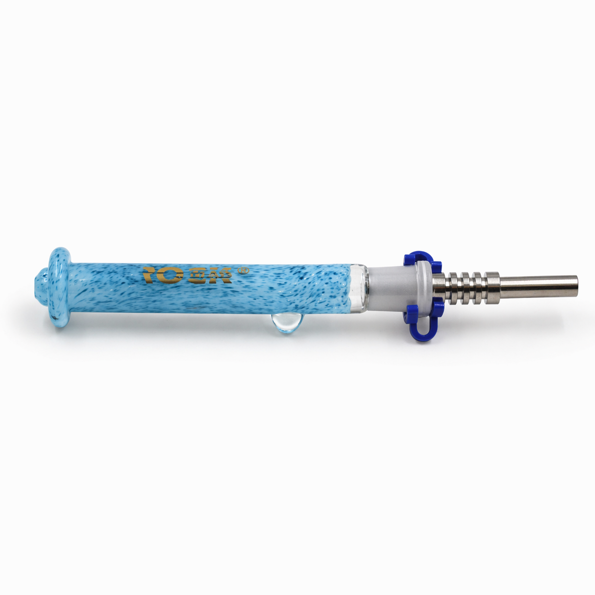 Ember Wand 14mm Rock Glass Nectar Straw