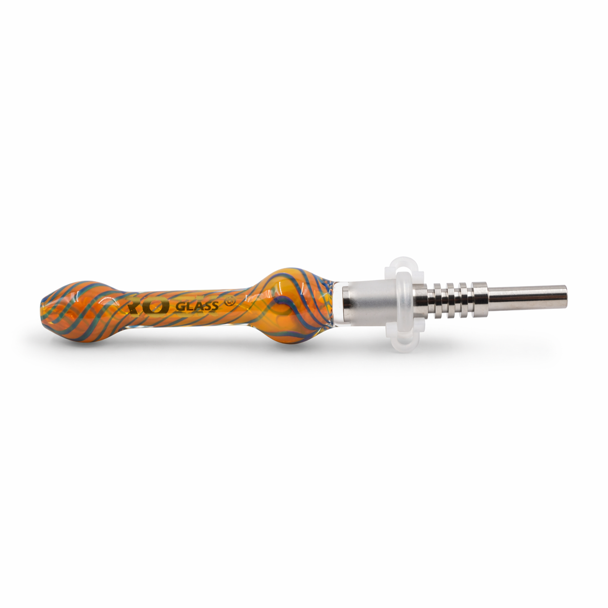 Drift Dabber 14mm Rock Glass Nectar Straw
