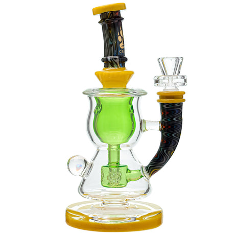 Calibear 8'' Flow State Wig Wag Seed Of Life Perc Incycler