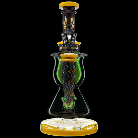 Calibear 8'' Flow State Wig Wag Seed Of Life Perc Incycler