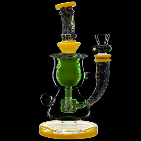 Calibear 8'' Flow State Wig Wag Seed Of Life Perc Incycler