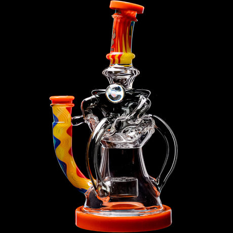 Calibear 8'' Continuum Seed Of Life Perc Recycler Dab Rig
