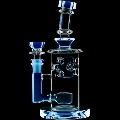 Calibear 8'' Straight Fab Flower Of Life Perc Water Pipe