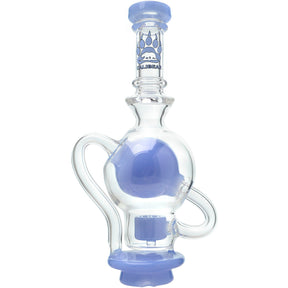 Calibear Orb Carta Attachment in milky blue seen from a slight angle