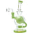 Calibear Seed Of Life Recycler Rig with Bent Neck and 14mm Female Joint in Milky Green