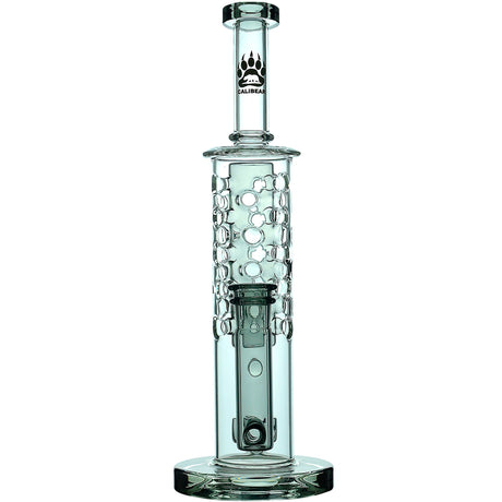 Calibear 11.8" Honeycomb Tower Flower Of Life Perc Bong