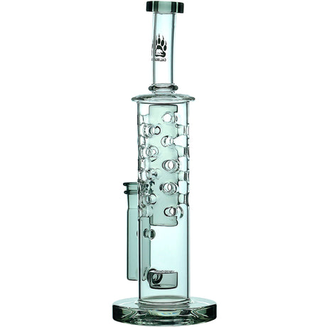Calibear 11.8" Honeycomb Tower Flower Of Life Perc Bong