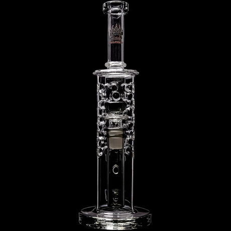 Calibear 11.8" Honeycomb Tower Flower Of Life Perc Bong