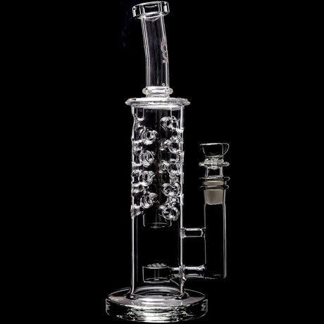 Calibear 11.8" Honeycomb Tower Flower Of Life Perc Bong