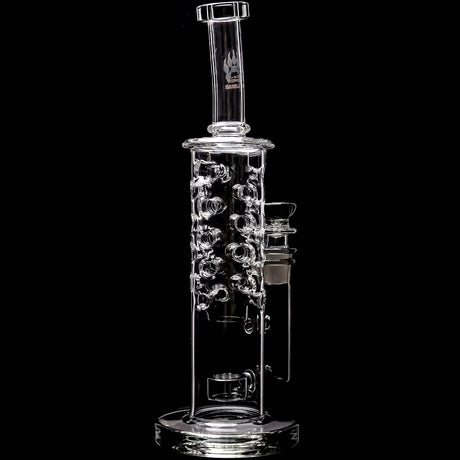 Calibear 11.8" Honeycomb Tower Flower Of Life Perc Bong