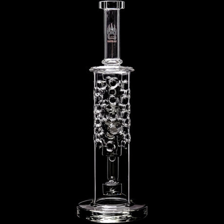 Calibear 11.8" Honeycomb Tower Flower Of Life Perc Bong