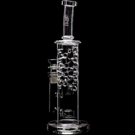 Calibear 11.8" Honeycomb Tower Flower Of Life Perc Bong