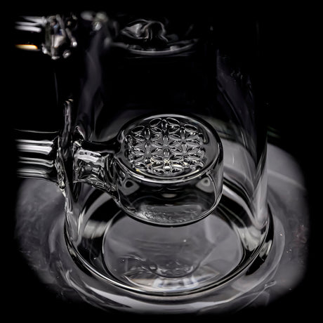 Calibear 11.8" Honeycomb Tower Flower Of Life Perc Bong