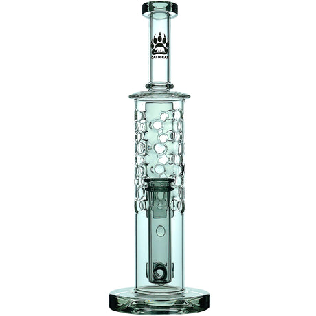 Calibear 11.8" Honeycomb Tower Flower Of Life Perc Bong