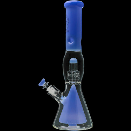 Calibear 16'' Slitted Pyramid To Seed Of Life Perc Beaker Bong