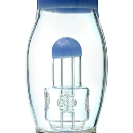 Calibear 16'' Slitted Pyramid To Seed Of Life Perc Beaker Bong