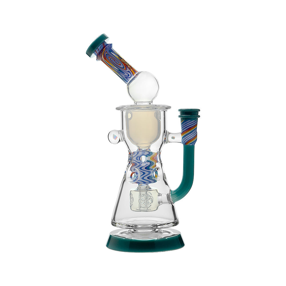 Calibear WigWag Seed Of Life Percolator Incycler Dab Rig
