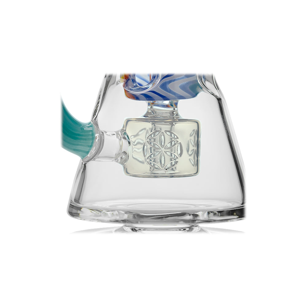 Calibear WigWag Seed Of Life Percolator Incycler Dab Rig