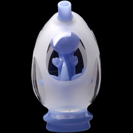 Glassic Frosted Dino Egg Puffco Peak Glass Attachment