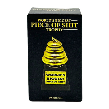 World's Biggest Piece Of Shit Trophy - 4.1"