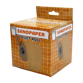 Novelty Sandpaper Toilet Paper - 200 Sheets 3 Ply - Front View on White Background