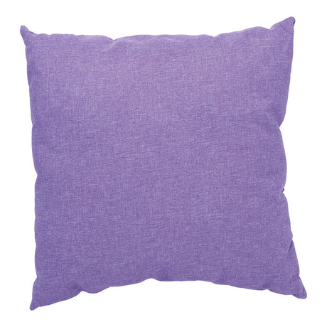 Leaf Purple Plush Pillow, cozy 16"x15" home accessory, front view on a white background