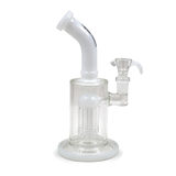 Cobalt Contour 8" Rock Glass Tree Perc Bong