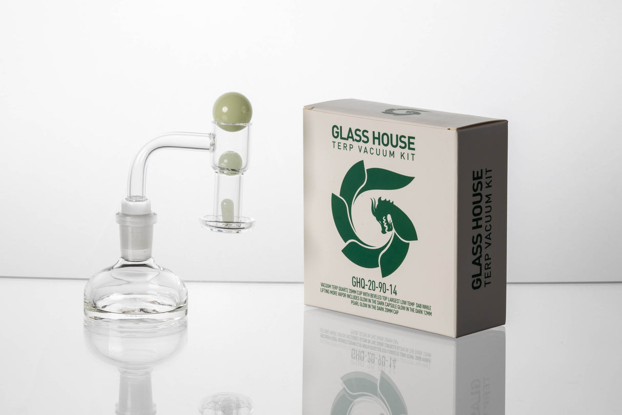 Glasshouse 20mm Terp Vacuum Banger Kit - Glow-in-the-Dark