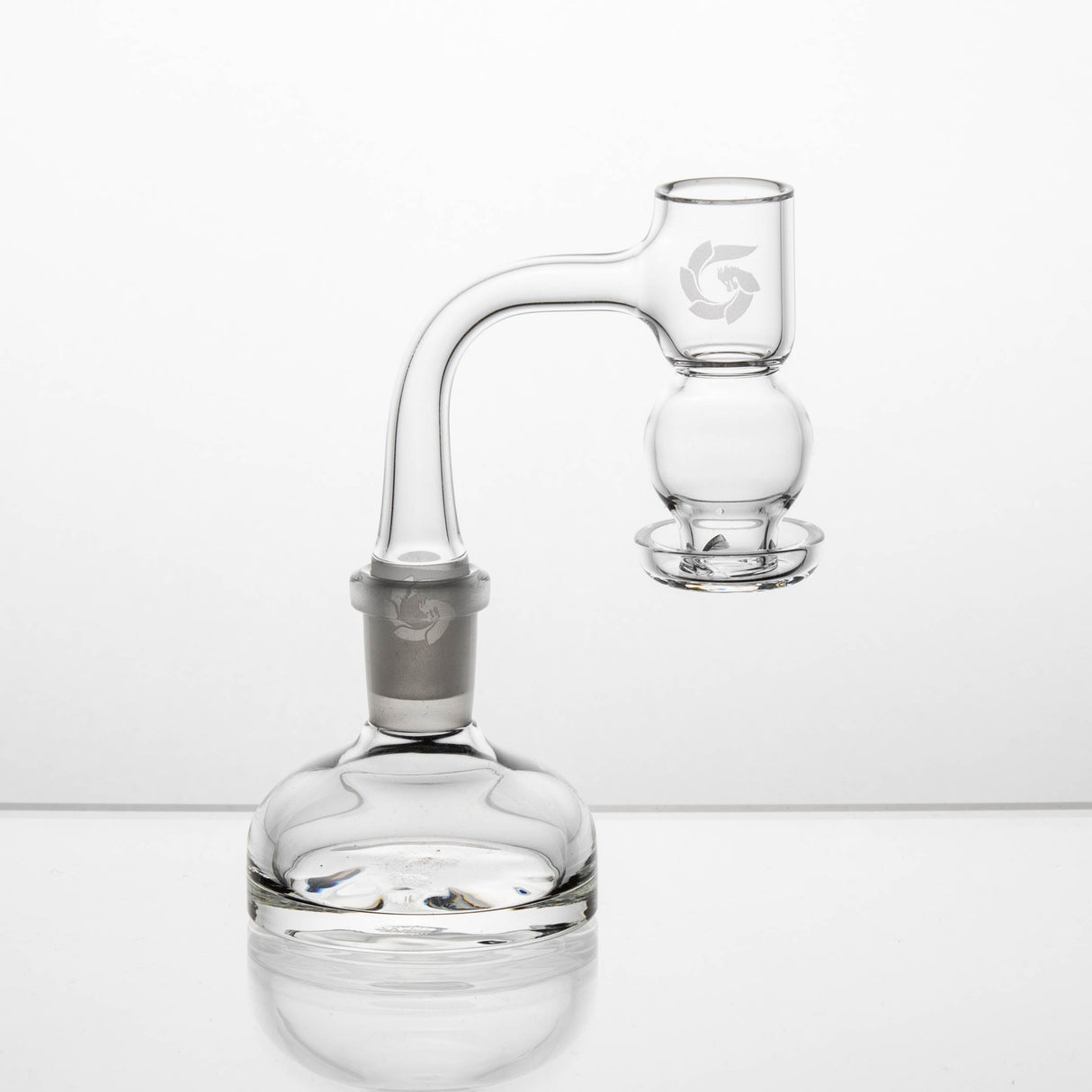 Glasshouse egg-shaped bubble pearl housing banger with glow-in-the-dark carb cap
