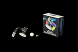 Glasshouse Opaque Hurricane Banger Kit - full kit laid out with banger, carb cap, pearls, and box
