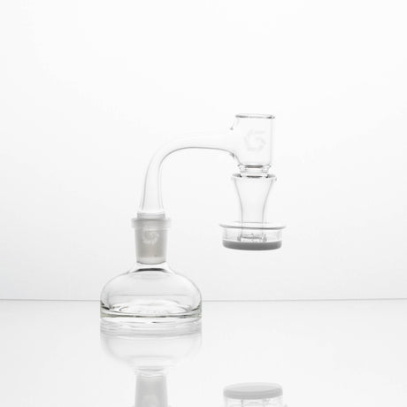 Glasshouse Hourglass Vacuum Banger Kit with Ball and Chain carb cap, front view