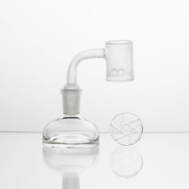 Glasshouse Trippy Edition Quartz Banger Kit, Hexagon style