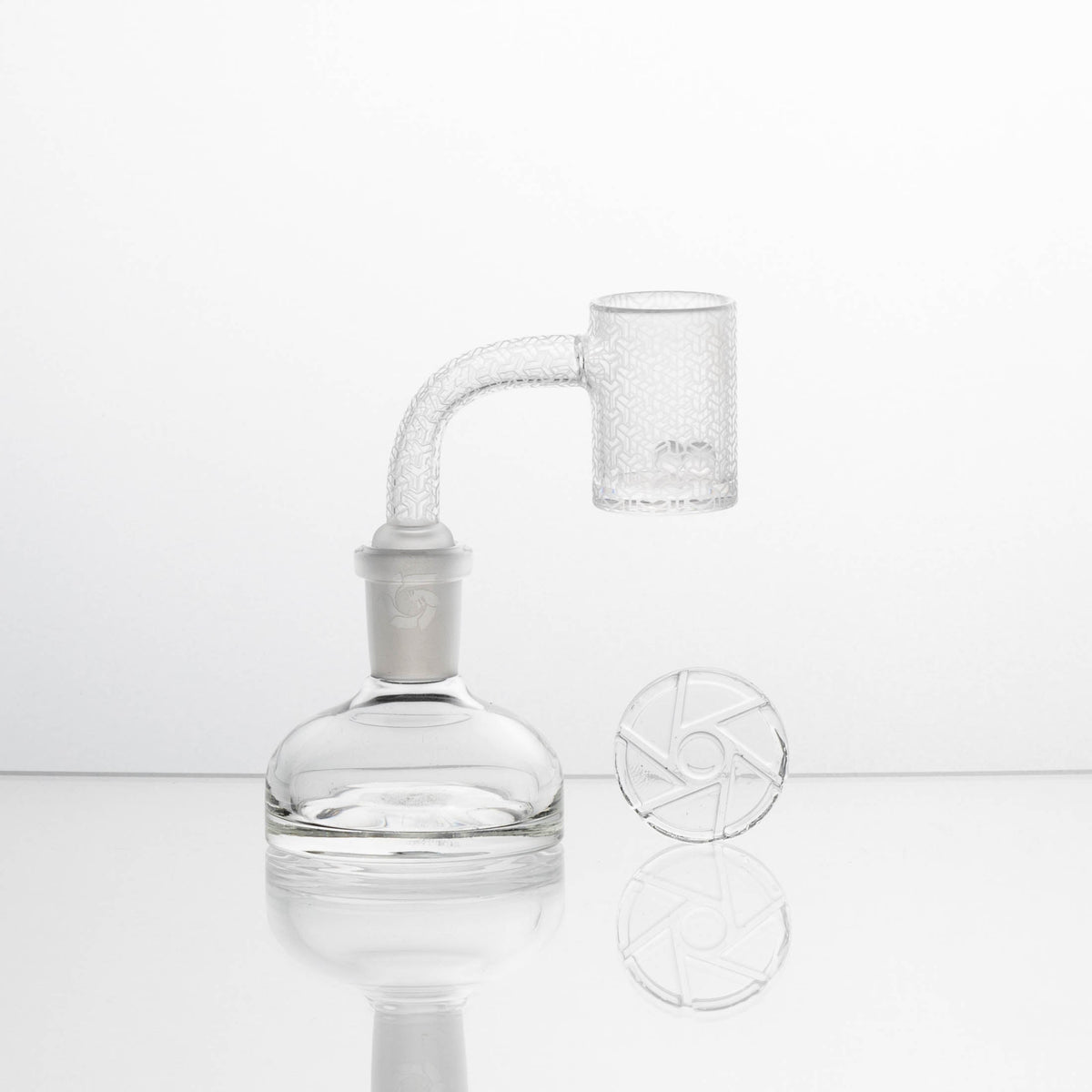 Glasshouse Trippy Edition Quartz Banger Kit, Tortoiseshell style