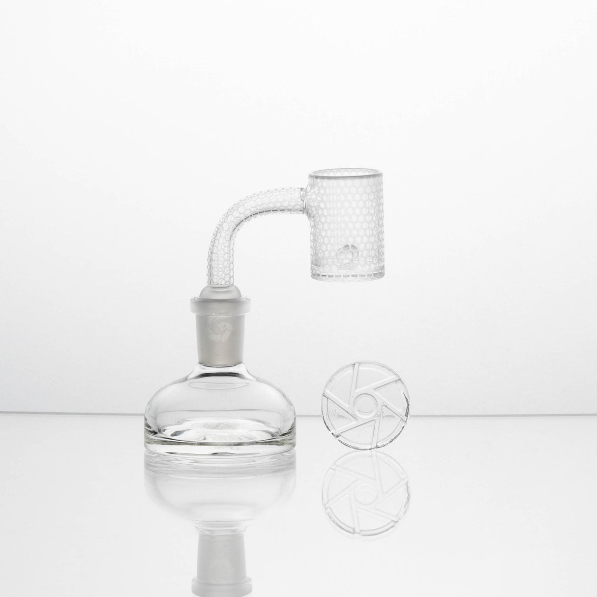 Glasshouse Trippy Edition Quartz Banger Kit, Honeycomb style