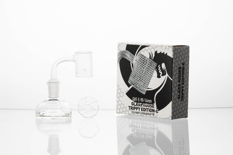 Glasshouse Trippy Edition Quartz Banger Kit, Honeycomb style, alternate view