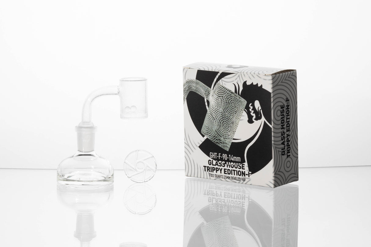 Glasshouse Trippy Edition Quartz Banger Kit, Concentric style