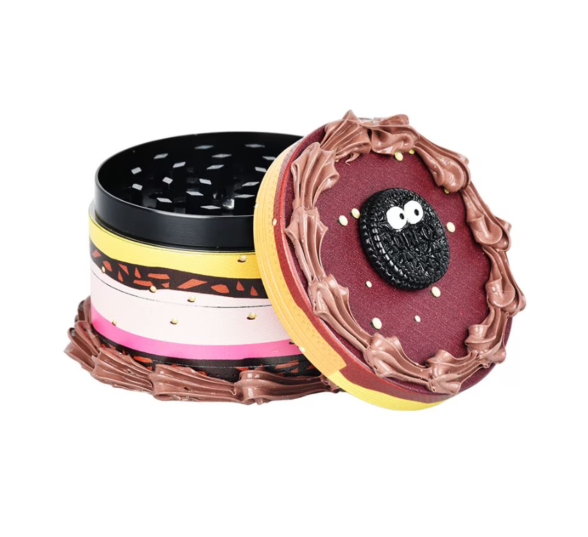 Birthday Cake Grinder | 4pc | 2.5"