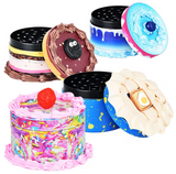 Birthday Cake Grinder | 4pc | 2.5"