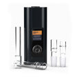Arizer Solo 3 Portable Vaporizer with digital display and glass attachments - front view