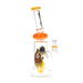 Lookah Glass 11.25" Dripping Eye Angled Water Pipe