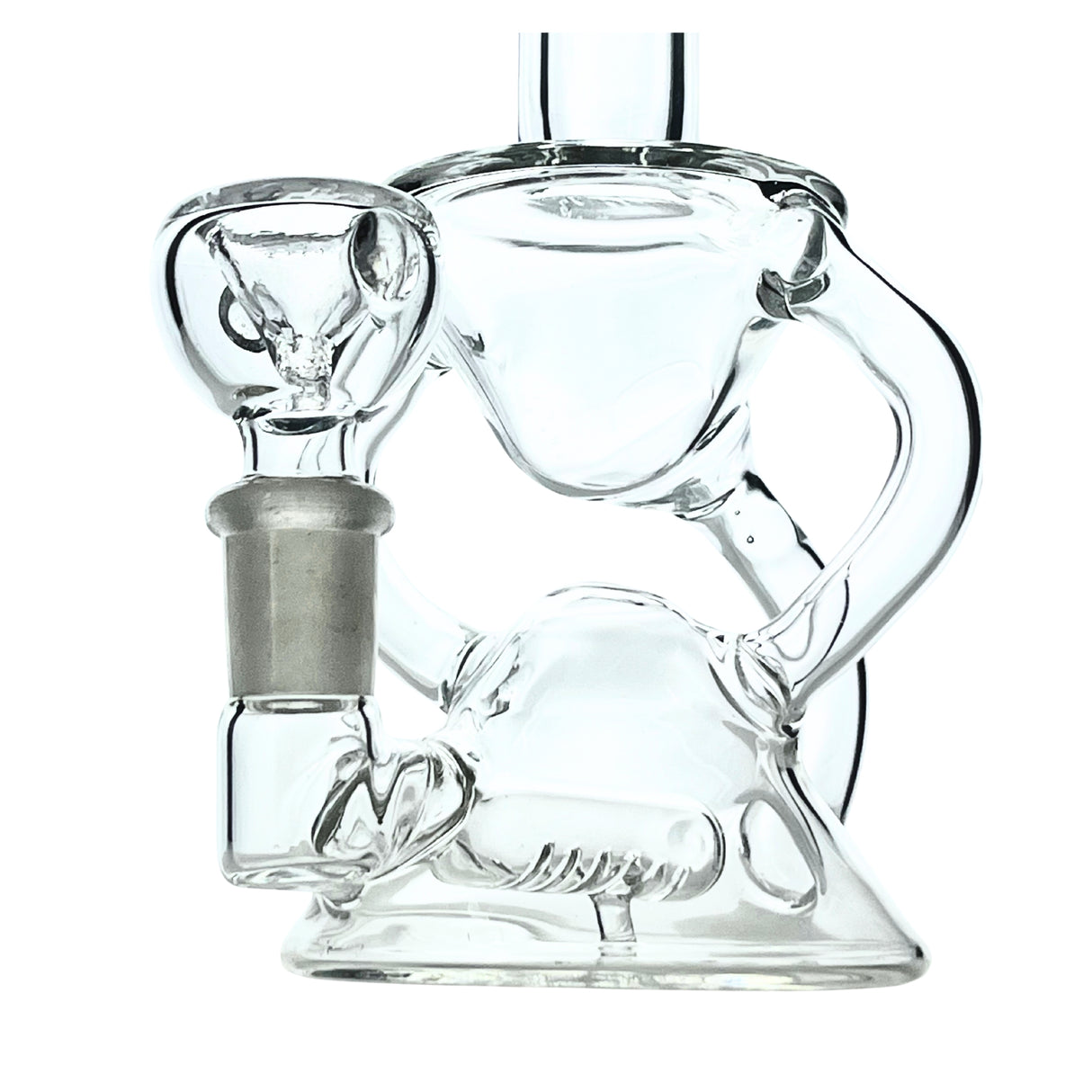 ClearFlux 7” Glass Recycler Bong